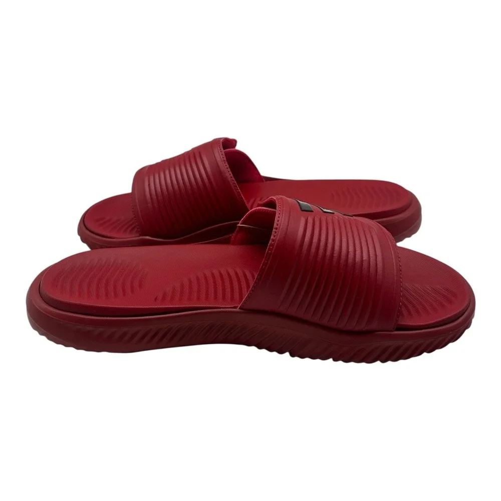 Adidas Alphabounce Slide‎ 2.0 Texas Tech Red Raiders Sandals Mens Sz 13 JI2527
